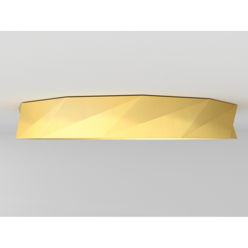 Immax NEO 07132-G80 - LED SMART Zatemnitvena stropna svetilka DIAMANTE LED/60W/230V zlata 80 cm + Daljinski upravljalnik Tuya ZigBee