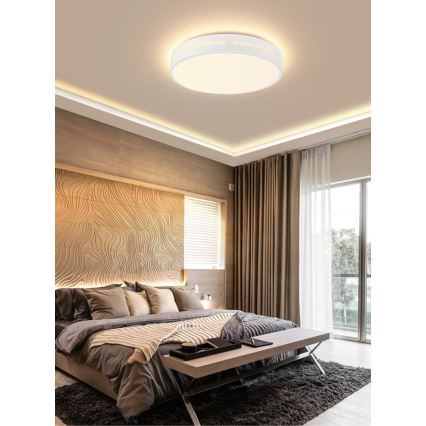 Immax NEO 07153-W30 - LED Zatemnitvena stropna svetilka NEO LITE PERFECTO LED/24W/230V Wi-Fi Tuya white + Daljinski upravljalnik