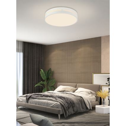 Immax NEO 07153-W30 - LED Zatemnitvena stropna svetilka NEO LITE PERFECTO LED/24W/230V Wi-Fi Tuya white + Daljinski upravljalnik