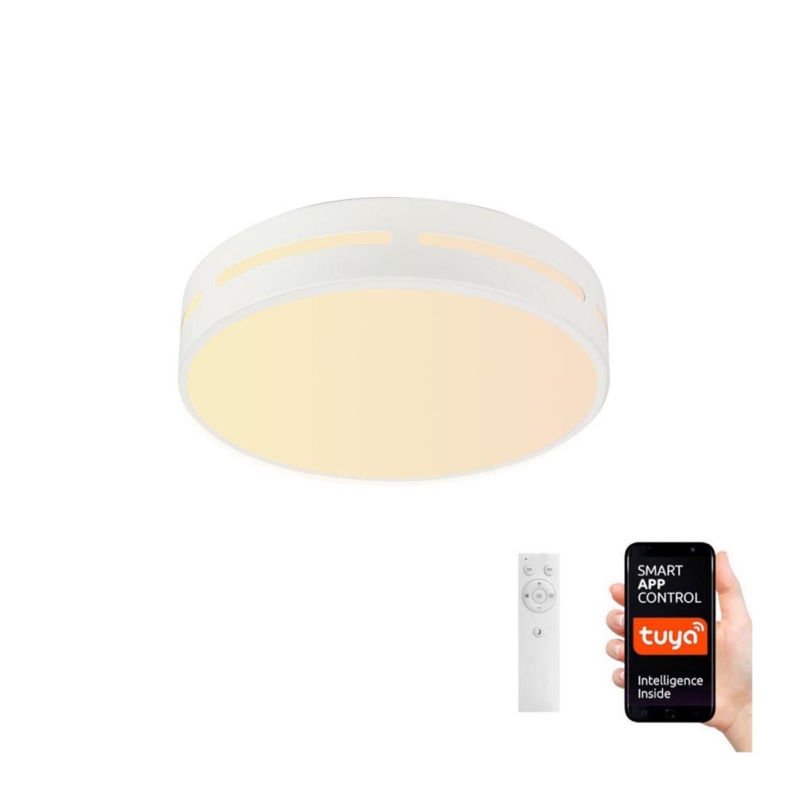 Immax NEO 07153-W50 - LED Zatemnitvena stropna svetilka NEO LITE PERFECTO LED/48W/230V Wi-Fi Tuya bela + Daljinski upravljalnik