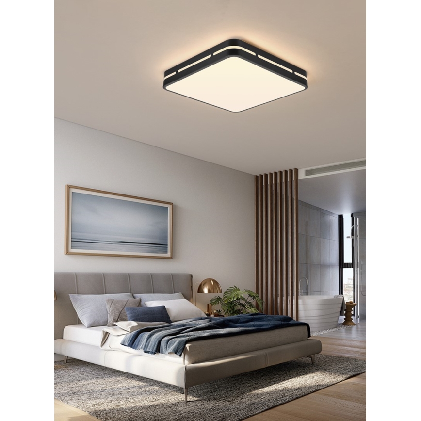 Immax NEO 07154-B30 - LED Zatemnitvena stropna svetilka NEO LITE PERFECTO LED/24W/230V Wi-Fi Tuya črna + Daljinski upravljalnik