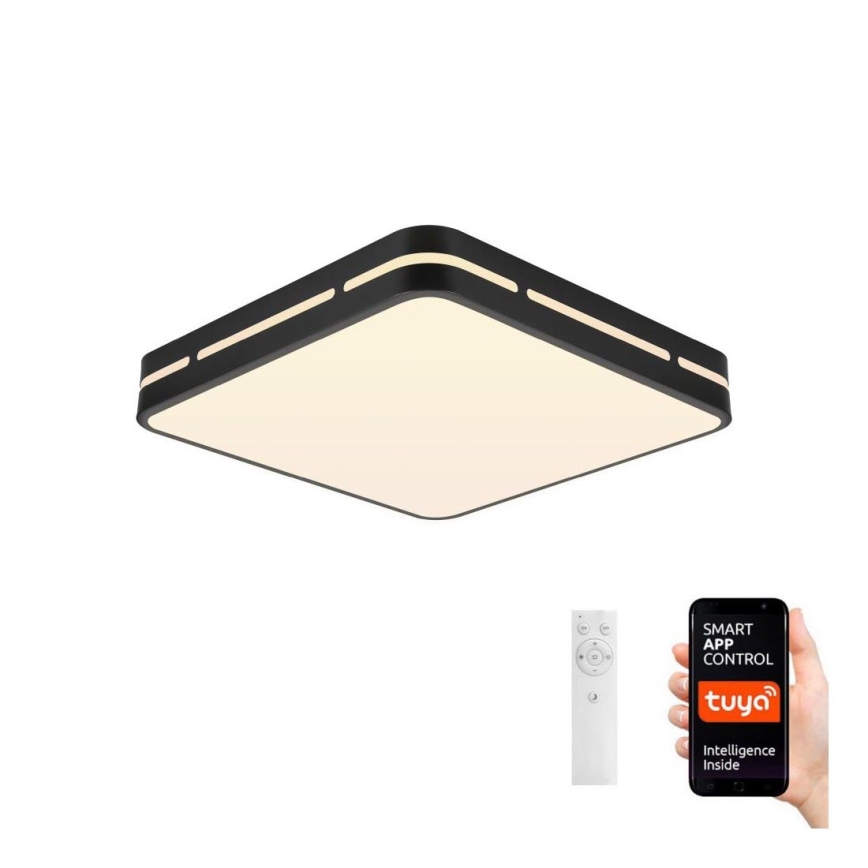 Immax NEO 07154-B42 - LED Zatemnitvena stropna svetilka NEO LITE PERFECTO LED/48W/230V Wi-Fi Tuya črna + Daljinski upravljalnik