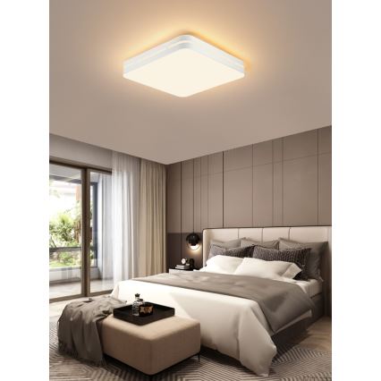 Immax NEO 07155-W30 - LED Zatemnitvena stropna svetilka NEO LITE PERFECTO LED/24W/230V Wi-Fi Tuya bela + Daljinski upravljalnik