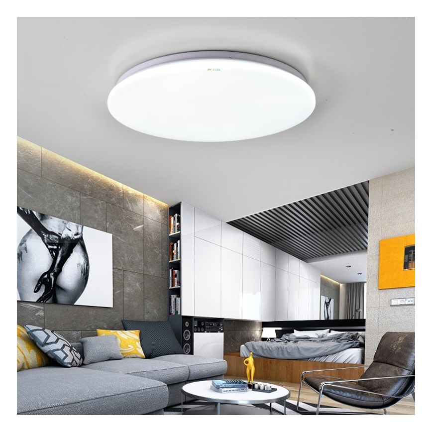Immax NEO 07156-38 - LED Zatemnitvena stropna svetilka ANCORA LED/24W/230V 2700-6500K Wi-Fi + Daljinski upravljalnik Tuya