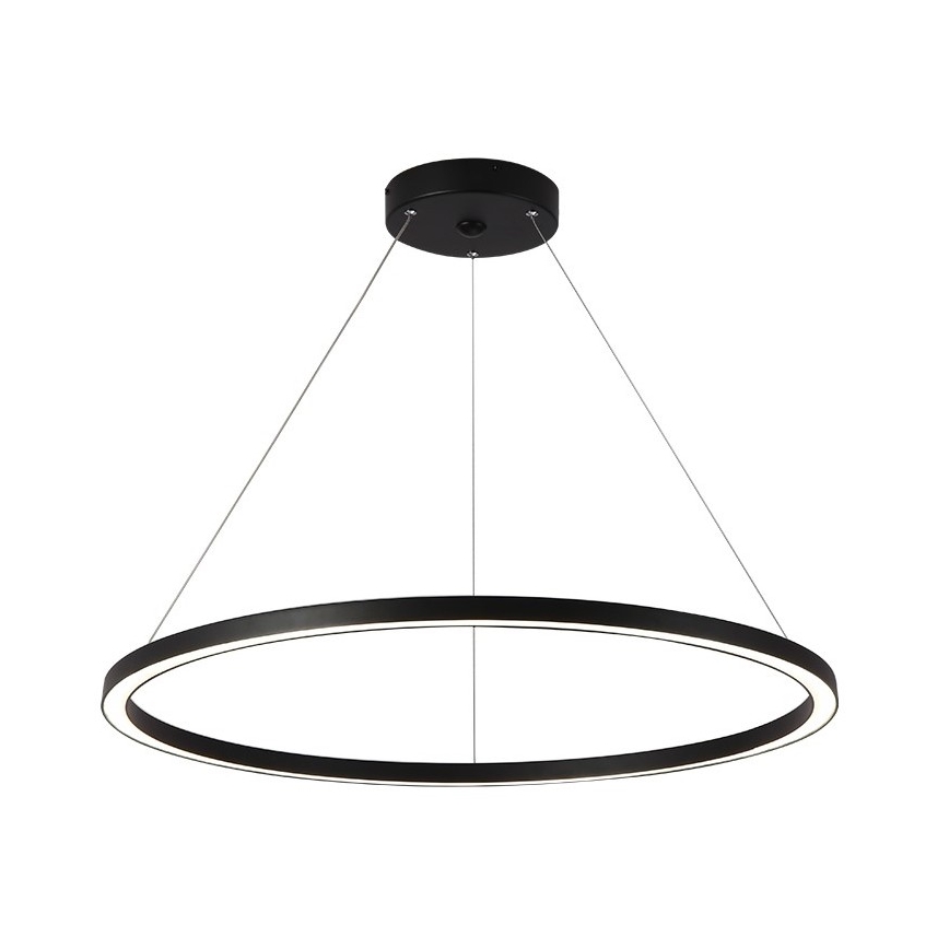 Immax NEO 07158-B80 - LED Zatemnitveni lestenec na vrvici FINO LED/60W/230V Tuya črna + Daljinski upravljalnik