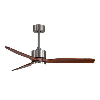 Immax NEO 07165-S - LED Stropni ventilator ELEGANTE LED/18W/230V hrast Wi-Fi Tuya + Daljinski upravljalnik