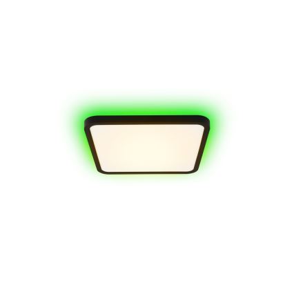 Immax NEO 07167-B40 - LED RGB+CCT Zatemnitvena stropna svetilka NEO LITE TUDO LED/50W/230V Wi-Fi Tuya črna + Daljinski upravljalnik