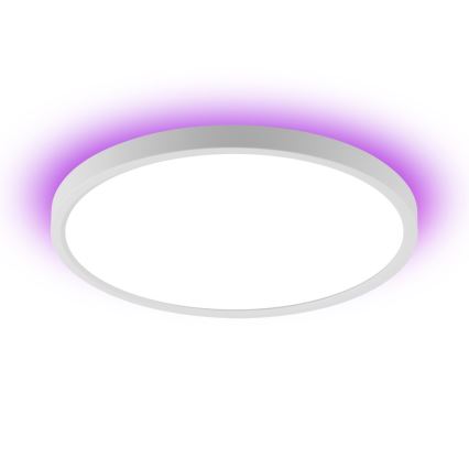 Immax NEO 07169-W60 - LED RGB+CCT Zatemnitvena stropna svetilka NEO LITE TUDO 65W/230V 2700-6500K Wi-Fi Tuya + Daljinski upravljalnik bela