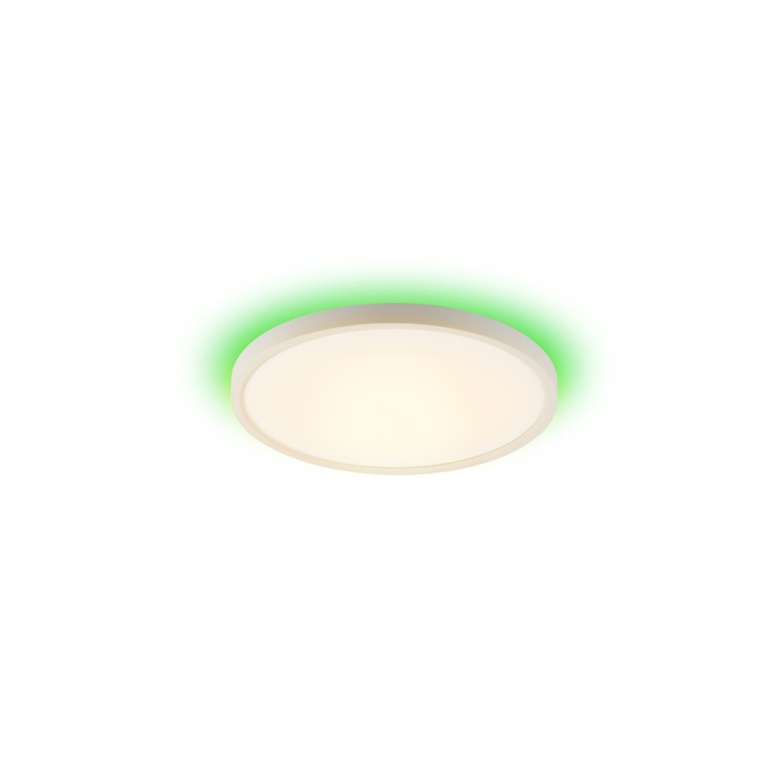Immax NEO 07169-W60 - LED RGB+CCT Zatemnitvena stropna svetilka NEO LITE TUDO 65W/230V 2700-6500K Wi-Fi Tuya + Daljinski upravljalnik bela