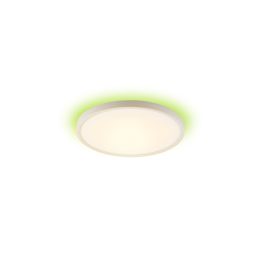 Immax NEO 07169-W60 - LED RGB+CCT Zatemnitvena stropna svetilka NEO LITE TUDO 65W/230V 2700-6500K Wi-Fi Tuya + Daljinski upravljalnik bela