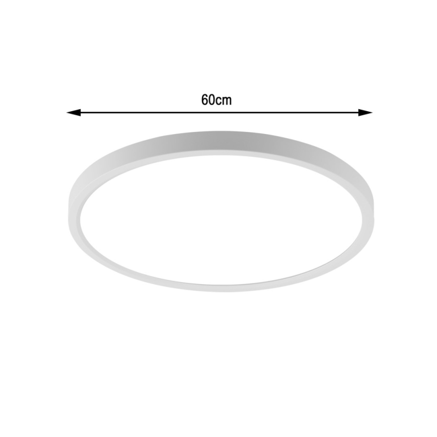 Immax NEO 07169-W60 - LED RGB+CCT Zatemnitvena stropna svetilka NEO LITE TUDO 65W/230V 2700-6500K Wi-Fi Tuya + Daljinski upravljalnik bela