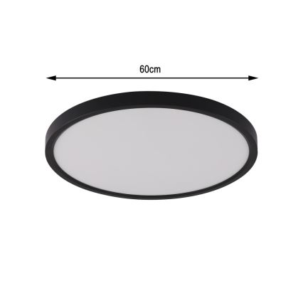 Immax NEO 07170-B60 - LED RGB+CCT Zatemnitvena stropna svetilka NEO LITE TUDO LED/65W/230V 2700-6500K Wi-Fi Tuya črna + Daljinski upravljalnik