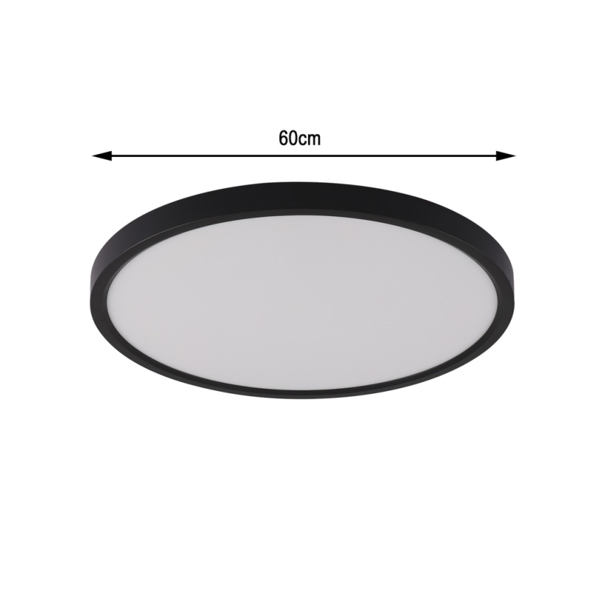 Immax NEO 07170-B60 - LED RGB+CCT Zatemnitvena stropna svetilka NEO LITE TUDO LED/65W/230V 2700-6500K Wi-Fi Tuya črna + Daljinski upravljalnik