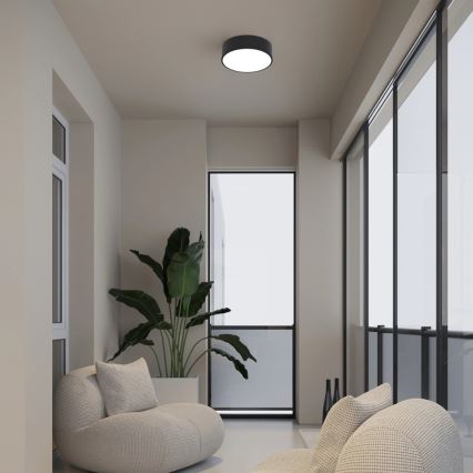 Immax NEO 07200L - LED Zatemnitvena stropna svetilka RONDATE LED/18W/230V 3000-6000K pr. 25 cm črna Tuya + Daljinski upravljalnik