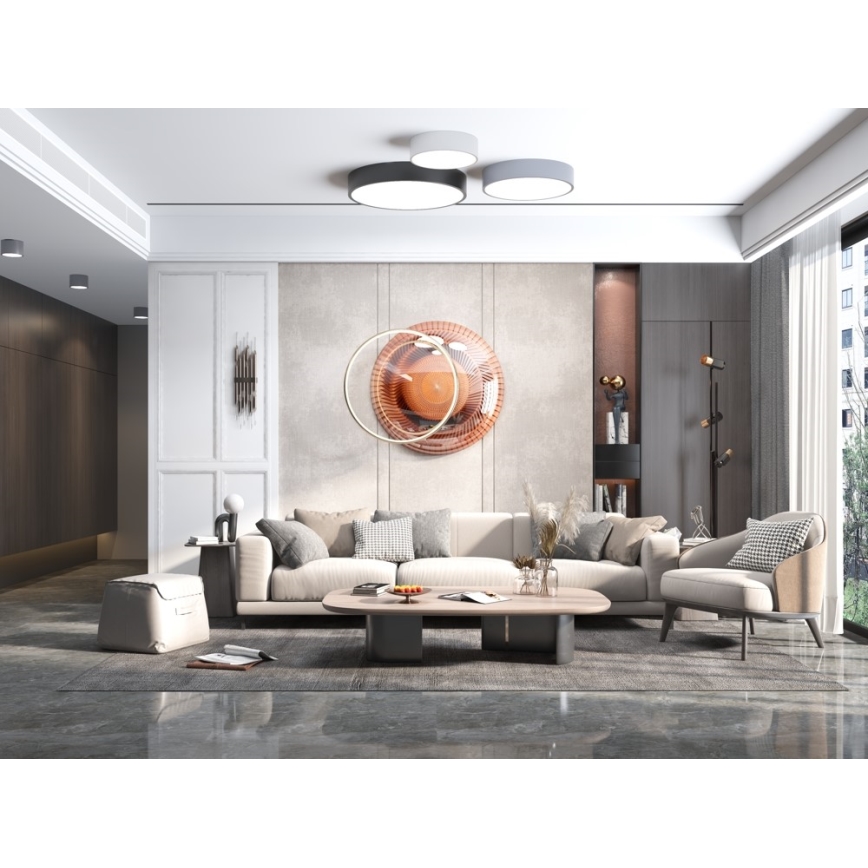 Immax NEO 07200L - LED Zatemnitvena stropna svetilka RONDATE LED/18W/230V 3000-6000K pr. 25 cm črna Tuya + Daljinski upravljalnik