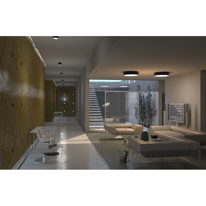 Immax NEO 07202L - LED Zatemnitvena stropna svetilka RONDATE LED/53W/230V črna Tuya + Daljinski upravljalnik