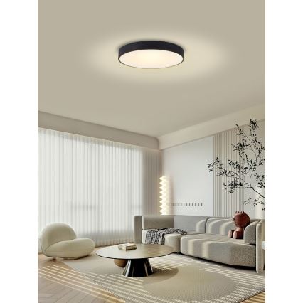 Immax NEO 07202L - LED Zatemnitvena stropna svetilka RONDATE LED/53W/230V črna Tuya + Daljinski upravljalnik