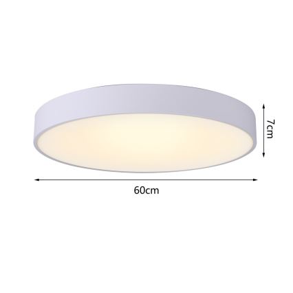 Immax NEO 07206L - LED Zatemnitvena stropna svetilka RONDATE LED/53W/230V bela Tuya + Daljinski upravljalnik