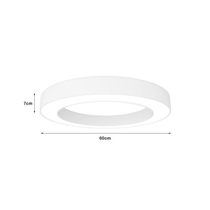 Immax NEO 07212L - LED Zatemnitvena svetilka PASTEL LED/53W/230V bela Tuya + Daljinski upravljalnik