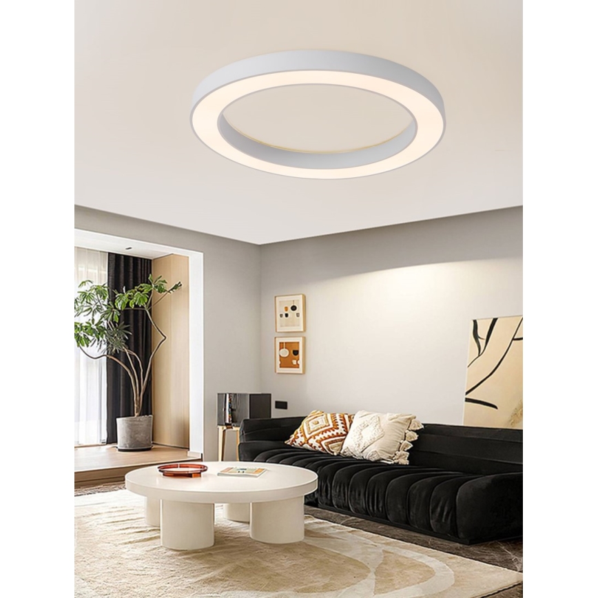 Immax NEO 07213L - LED Zatemnitvena stropna svetilka PASTEL LED/68W/230V 95 cm bela Tuya + Daljinski upravljalnik