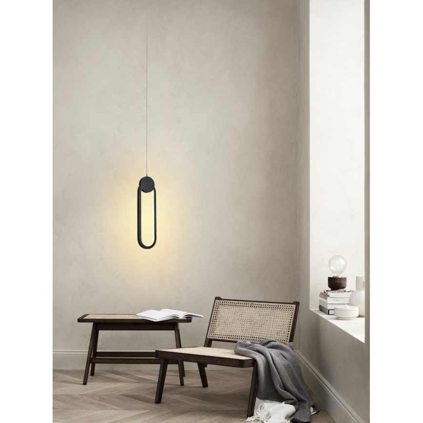 Immax NEO 07232L - LED Zatemnitveni lestenec na vrvici NEO LITE OVALE LED/22W/230V 2700-6500K Wi-Fi Tuya + Daljinski upravljalnik