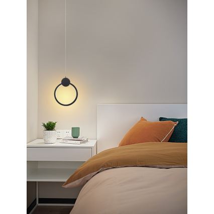 Immax NEO 07233L - LED Zatemnitveni lestenec na vrvici NEO LITE OVALE LED/18W/230V Wi-Fi Tuya 2700-6500K + Daljinski upravljalnik