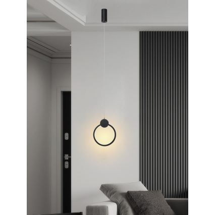 Immax NEO 07233L - LED Zatemnitveni lestenec na vrvici NEO LITE OVALE LED/18W/230V Wi-Fi Tuya 2700-6500K + Daljinski upravljalnik