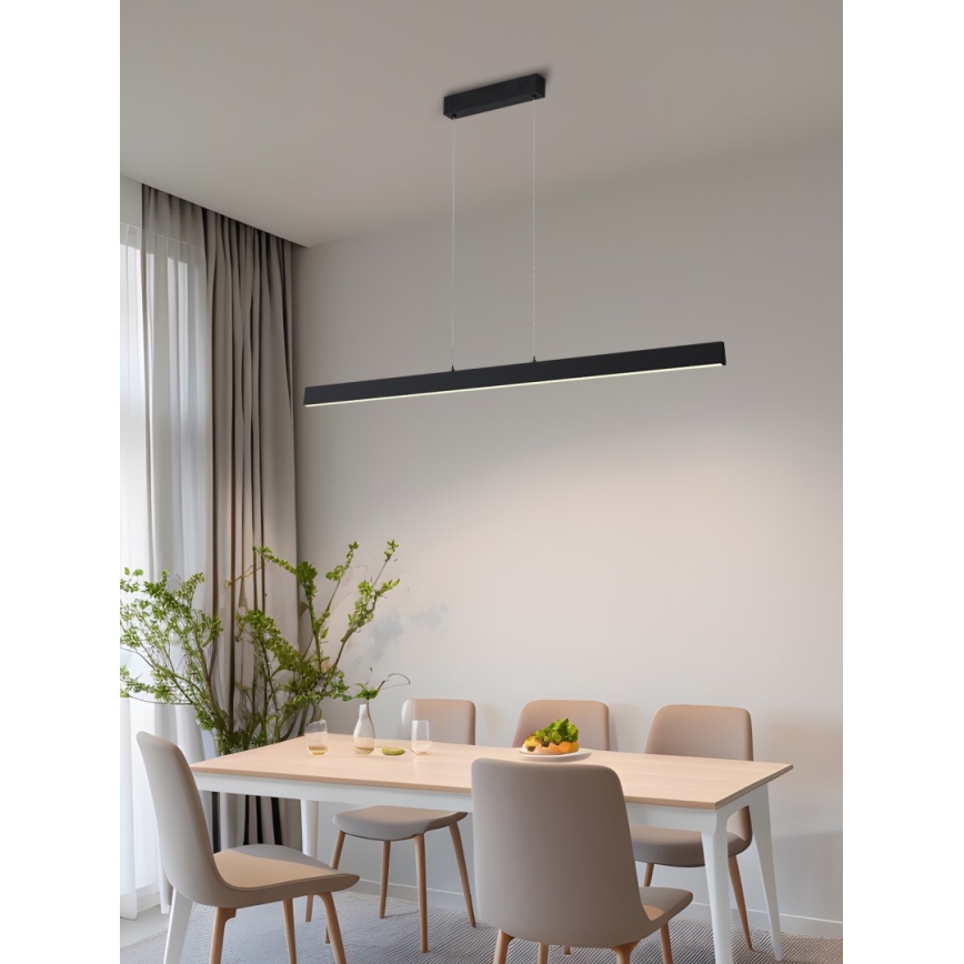 Immax NEO 07234L - LED Zatemnitveni lestenec na vrvici NEO LITE TRIANGOLO LED/28W/230V Wi-Fi Tuya 2700-6500K + Daljinski upravljalnik