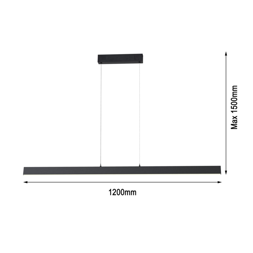 Immax NEO 07234L - LED Zatemnitveni lestenec na vrvici NEO LITE TRIANGOLO LED/28W/230V Wi-Fi Tuya 2700-6500K + Daljinski upravljalnik