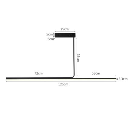 Immax NEO 07235L - LED Zatemnitveni lestenec na drogu NEO LITE ASTA LED/28W/230V Wi-Fi Tuya 2700-6500K + Daljinski upravljalnik