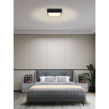 Immax NEO 07237L - LED Zatemnitvena stropna svetilka CANTO LED/22W/230V črna Tuya + Daljinski upravljalnik