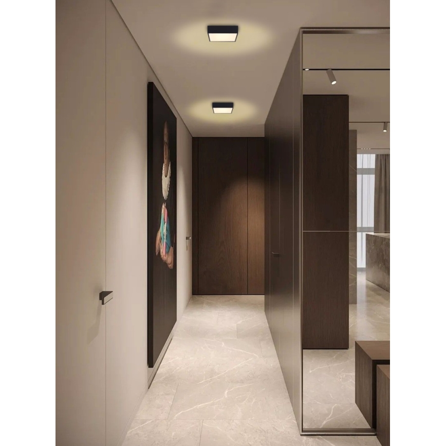 Immax NEO 07237L - LED Zatemnitvena stropna svetilka CANTO LED/22W/230V črna Tuya + Daljinski upravljalnik