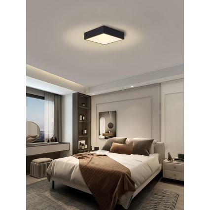 Immax NEO 07237L - LED Zatemnitvena stropna svetilka CANTO LED/22W/230V črna Tuya + Daljinski upravljalnik