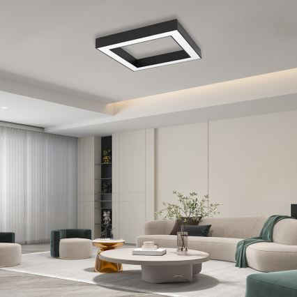 Immax NEO 07239L - LED Zatemnitvena stropna svetilka CANTO LED/60W/230V črna Tuya + Daljinski upravljalnik