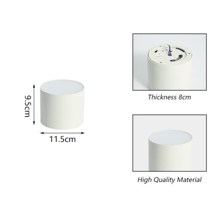 Immax NEO 07241L - LED Zatemnitvena stropna svetilka RONDATE LED/18W/230V 11,5cm Wi-Fi Tuya