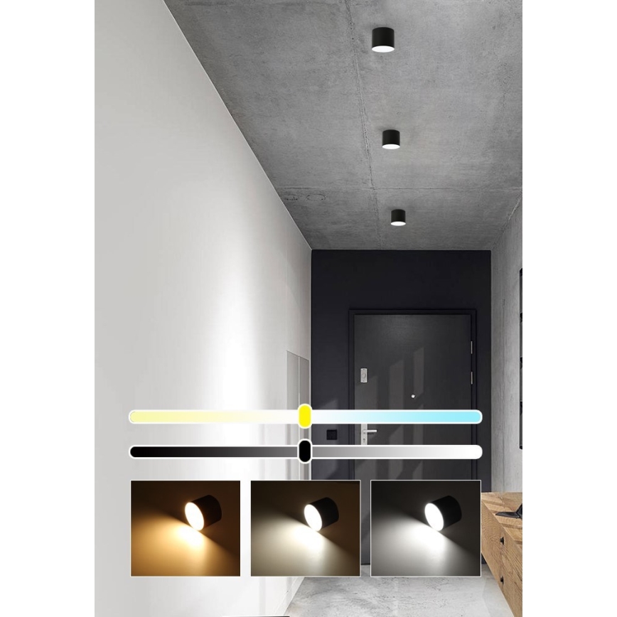Immax NEO 07242L - LED zatemnjevalna stropna svetilka RONDATE LED/18W/230V 11,5 cm Wi-Fi Tuya
