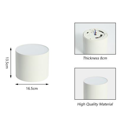 Immax NEO 07243L - LED Zatemnitvena stropna svetilka RONDATE LED/32W/230V 16,5 cm Wi-Fi Tuya