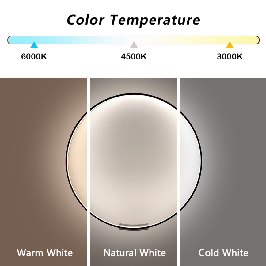 Immax NEO 07245-80 - LED Zatemnitvena stenska svetilka FINO LED/50W/230V 2700-6500K 80 cm Tuya + Daljinski upravljalnik