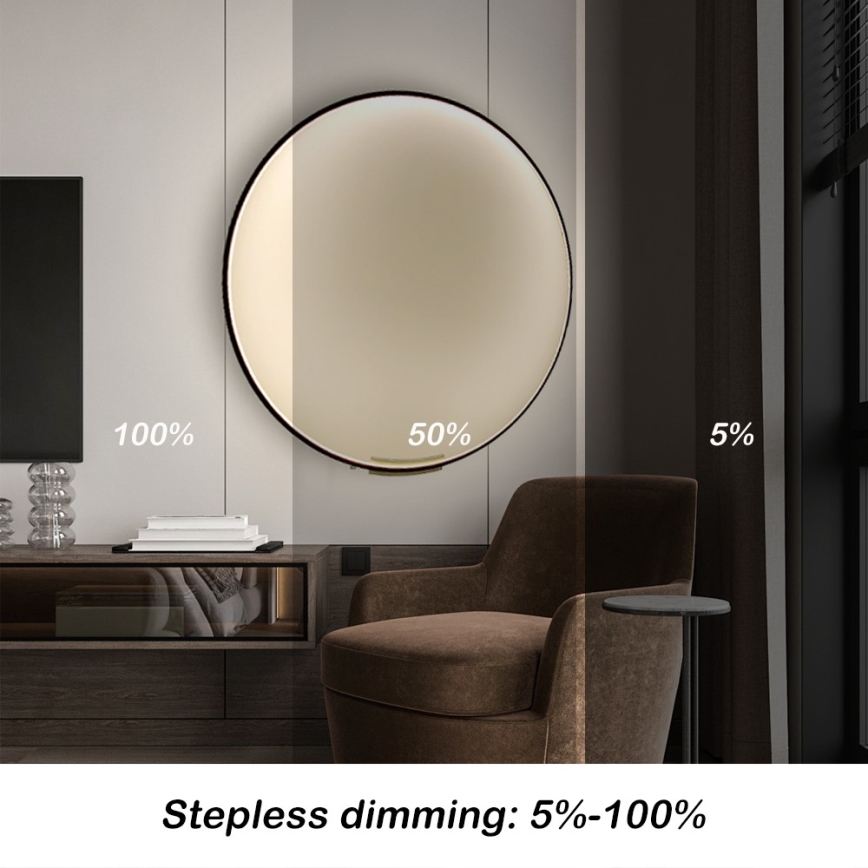 Immax NEO 07245-80 - LED Zatemnitvena stenska svetilka FINO LED/50W/230V 2700-6500K 80 cm Tuya + Daljinski upravljalnik