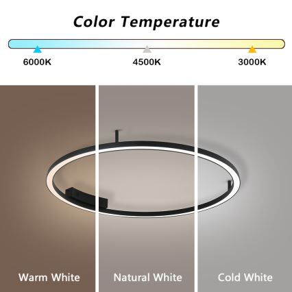 Immax NEO 07246-80 - LED Zatemnitvena stropna svetilka FINO LED/55W/230V 80cm Tuya + Daljinski upravljalnik