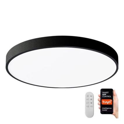 Immax NEO 07248L - LED Zatemnitvena stropna svetilka NEO LITE SEMPLICI LED/36W/230V 3000-6000K Wi-Fi Tuya črna + Daljinski upravljalnik