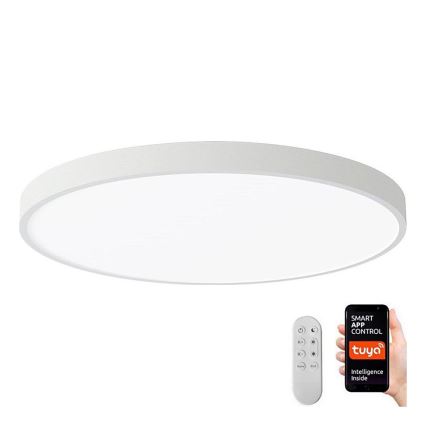 Immax NEO 07253L - LED Zatemnitvena stropna svetilka NEO LITE SEMPLICI LED/60W/230V 3000-6000K Wi-Fi Tuya bela + Daljinski upravljalnik