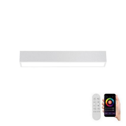 Immax NEO 07257L - LED Zatemnitvena stropna svetilka NEO LITE LUNGO LED/20W/230V 3000-6000K Wi-Fi Tuya bela + Daljinski upravljalnik