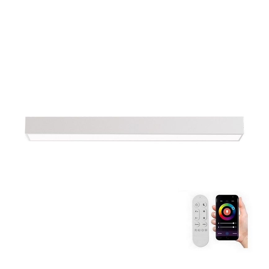 Immax NEO 07258L - LED Zatemnitvena stropna svetilka NEO LITE LUNGO LED/29W/230V 3000-6000K Wi-Fi Tuya bela + Daljinski upravljalnik