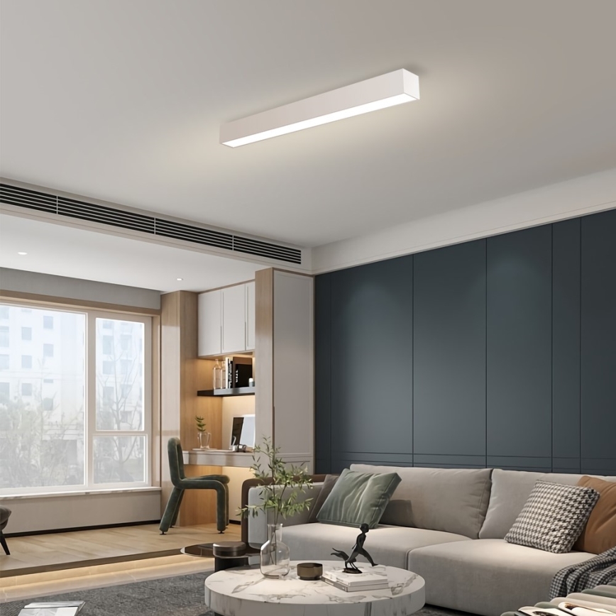 Immax NEO 07258L - LED Zatemnitvena stropna svetilka NEO LITE LUNGO LED/29W/230V 3000-6000K Wi-Fi Tuya bela + Daljinski upravljalnik