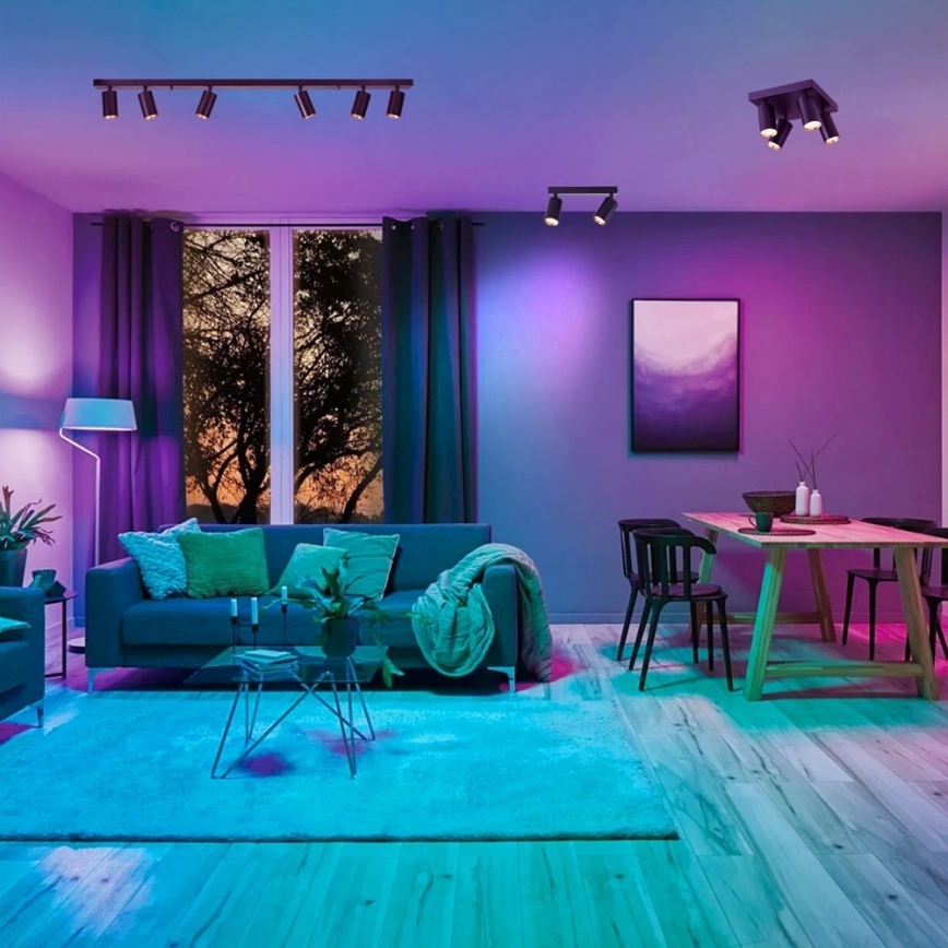 Immax NEO 07266W - LED RGB+CCT Zatemnitveni reflektor NEO LITE PUNTO 4xGU10/6W/230V Wi-Fi Tuya