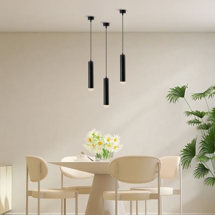Immax NEO 07275Z - LED RGB+CCT Zatemnitveni lestenec na vrvici NEO PUNTO 1xGU10/4,8W/230V Tuya