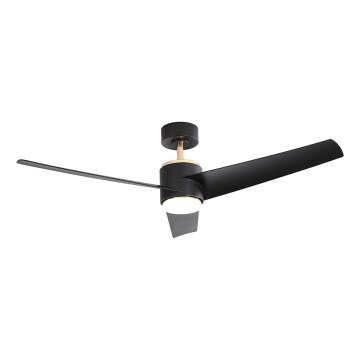 Immax NEO 07280L - LED Zatemnitveni stropni ventilator BEAUTY LED/18W/230V Wi-Fi Tuya črna + Daljinski upravljalnik