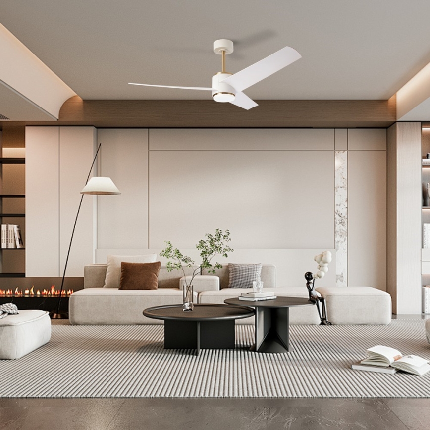 Immax NEO 07281L - LED+CCT zatemljiv stropni ventilator BEAUTY LED/18W/230V 3000/4000/6000K Wi-Fi Tuya + daljinski upravljalnik