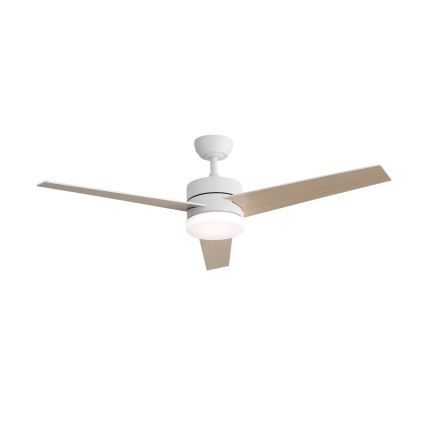 Immax NEO 07284L - VARIABLE LED+CCT zatemnjevalni stropni ventilator LED/24W/230V 3000/4000/6000K Wi‑Fi Tuya, premer 132 cm + daljinski upravljalnik